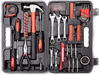148Piece Tool Set General Household Hand Tool Kit with Plastic Toolbox Storage Case Socket and Socket Wrench Sets (CM-TK-21)