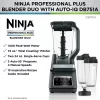 Ninja BN701 Professional Plus Blender, 1400 Peak Watts, 3 Functions for Smoothies, Frozen Drinks & Ice Cream with Auto IQ, 72-oz.* Total Crushing Pitcher & Lid, Dark Grey