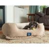 Serta Perfect Sleeper Orthopedic Cuddler Pet Bed, 34" x 24" (Tan)