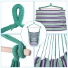 Distinctive Cotton Canvas Hanging Rope Chair with Pillows Green YJ (39.37 x 51.18)"