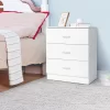 3-Drawer Dresser in White 22.05 x 13 x 25.98