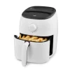 DASH Tasti-Crisp™ Electric Air Fryer Oven Cooker with Temperature Control, Non-Stick Fry Basket, Recipe Guide + Auto Shut Off Feature, 1000-Watt, 2.6Qt, White DASH Tasti-Crisp™ Electric Air Fryer Oven Cooker with Temperature Control, Non-Stick Fry Basket, Recipe Guide + Auto Shut Off Feature, 1000-Watt, 2.6Qt, White