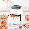 DASH Tasti-Crisp™ Electric Air Fryer Oven Cooker with Temperature Control, Non-Stick Fry Basket, Recipe Guide + Auto Shut Off Feature, 1000-Watt, 2.6Qt, White DASH Tasti-Crisp™ Electric Air Fryer Oven Cooker with Temperature Control, Non-Stick Fry Basket, Recipe Guide + Auto Shut Off Feature, 1000-Watt, 2.6Qt, White