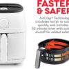 DASH Tasti-Crisp™ Electric Air Fryer Oven Cooker with Temperature Control, Non-Stick Fry Basket, Recipe Guide + Auto Shut Off Feature, 1000-Watt, 2.6Qt, White DASH Tasti-Crisp™ Electric Air Fryer Oven Cooker with Temperature Control, Non-Stick Fry Basket, Recipe Guide + Auto Shut Off Feature, 1000-Watt, 2.6Qt, White