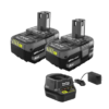 RYOBI P1190VNM ONE+ HP 18V Brushless 16 in. Cordless Battery Walk Behind Push Lawn Mower with (2) 4.0 Ah Batteries and (1) Charger
