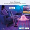 Atomi Smart Portable Orb LED Light - Large, Indoor / Outdoor Ambience Light, Waterproof, WiFi-Compatible with Alexa, Google Assistant, iOS, Android, and The Atomi Smart App