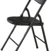 COSCO 5-Piece Folding Table and Chair Set, Black