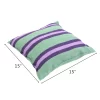 Distinctive Cotton Canvas Hanging Rope Chair with Pillows Green YJ (39.37 x 51.18)"