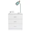 3-Drawer Dresser in White 22.05 x 13 x 25.98