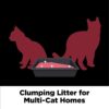 ARM & HAMMER Clump & Seal Multi-Cat Complete Odor Sealing Clumping Cat Litter with 14 Days of Odor Control, 18 lbs. ARM & HAMMER Clump & Seal Multi-Cat Complete Odor Sealing Clumping Cat Litter with 14 Days of Odor Control, 18 lbs.
