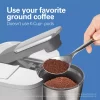 Hamilton Beach Convenient Craft Rapid Cold Brew & Hot Coffee Maker, Single Serve Ground Coffee Brewer, 16 oz. capacity, White, 42500