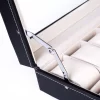 24 Slot Elegant Portable Black Watch Collection Box Case Organizer for Storage Display Holds Watches Jewelry for Men & Women 16.92 x 11.42 x 3.35 24 Slot Elegant Portable Black Watch Collection Box Case Organizer for Storage Display Holds Watches Jewelry for Men & Women 16.92 x 11.42 x 3.35