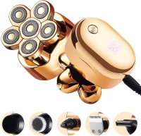 5 Core Nice Head Shavers for Men, Wet and Dry Electric Razor for Men, Rechargeable Electric Shavers Trimmer, Head Shaver Clippers Cordless Rotary Shaver Grooming Waterproof SHV 6 G