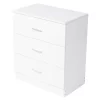3-Drawer Dresser in White 22.05 x 13 x 25.98