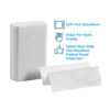 Marathon Multifold 1-Ply Paper Towels, 9.2" x 9.4", White (250 towels/pk., 16 pks./case)