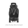 Contours - Itsy - Ultra-Sturdy Compact Lightweight Travel Stroller - Black Contours - Itsy - Ultra-Sturdy Compact Lightweight Travel Stroller - Black