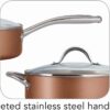 Tramontina Cookware Set Nonstick 11-Piece Metallic Copper