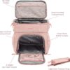 Bentgo® Prep Deluxe Multimeal Bag - Premium Insulation up to 8 Hrs with Water-Resistant Exterior & Interior, Extra Large Lunch Bag Holds 4 Meals & Snacks - Great for All Day Meal Prep (Blush)