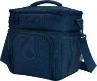 Bentgo® Prep Deluxe Multimeal Bag - Premium Insulation up to 8 Hrs with Water-Resistant Exterior & Interior, Extra Large Lunch Bag Holds 4 Meals & Snacks - Great for All Day Meal Prep (Navy Blue)