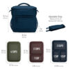Bentgo® Prep Deluxe Multimeal Bag - Premium Insulation up to 8 Hrs with Water-Resistant Exterior & Interior, Extra Large Lunch Bag Holds 4 Meals & Snacks - Great for All Day Meal Prep (Navy Blue)