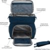 Bentgo® Prep Deluxe Multimeal Bag - Premium Insulation up to 8 Hrs with Water-Resistant Exterior & Interior, Extra Large Lunch Bag Holds 4 Meals & Snacks - Great for All Day Meal Prep (Navy Blue)