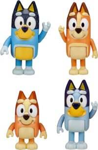 Bluey and Friends 4 Pack of 2.5-3" Poseable Figures