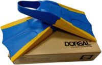 DORSAL ‎BF100-19-28-0016-258 Bodyboard Floating Swim Fins (Flippers) Blue/Yellow Large - Men's US Size 10-11