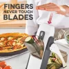 DASH Safe Slice® Mandoline Slicer, Julienne + Dicer for Vegetables, Meal Prep & More with 30+ Presets & Thickness Adjuster - Grey