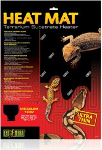Exo Terra Heat Mat, Reptile Terrarium Substrate Heater, 16 Watt, Medium