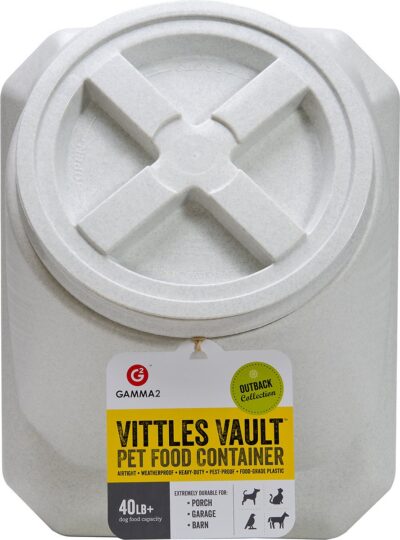 Gamma2 Vittles Vault Stackable Pet Food Storage, Container - 40 Pounds