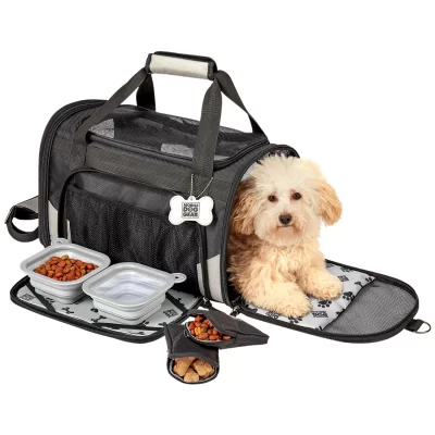 Mobile Dog Gear Pet Carrier Plus, Small ( Black)