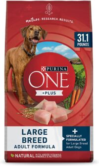 Purina ONE Natural Large Breed Adult Dry Dog Food, +Plus Formula - 31.1 lb. Bag