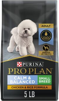 Purina Pro Plan Calm & Balanced Adult Small Breed Chicken and Rice Formula Dry Dog Food - 5 lb. Bag