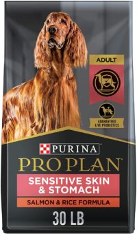 Purina Pro Plan Sensitive Skin and Stomach Dry Dog Food With Probiotics for Dogs, Salmon & Rice Formula - 30 lb. Bag