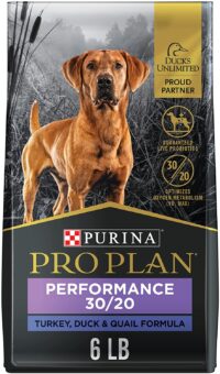 Purina Pro Plan Sport Performance 30/20 Turkey, Duck and Quail Formula Dry Dog Food - 6 lb. Bag