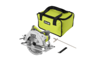 RYOBI CSB144LZK 15 Amp Corded 7-1/4 in. Circular Saw with EXACTLINE Laser Alignment System, 24T Carbide Tipped Blade, Edge Guide and Bag