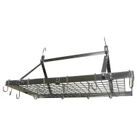Range Kleen CW6014 Stainless Steel Rectangle Pot Rack, Silver