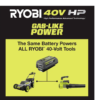RYOBI RY404130VNM 40V HP Brushless Whisper Series 155 MPH 600 CFM Cordless Battery Leaf Blower with 4.0 Ah Battery and Charger