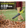 RYOBI RY404140VNM 40V HP Brushless Whisper Series 160 MPH 650 CFM Cordless Battery Leaf Blower with 6.0 Ah Battery and Charger RYOBI RY404140VNM 40V HP Brushless Whisper Series 160 MPH 650 CFM Cordless Battery Leaf Blower with 6.0 Ah Battery and Charger