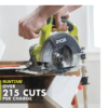 RYOBI PCL1600K2 ONE+ 18V Cordless 6-Tool Combo Kit with 1.5 Ah Battery, 4.0 Ah Battery, and Charger