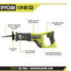 RYOBI PCL515B ONE+ 18V Cordless Reciprocating Saw (Tool Only)