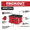 Milwaukee 48-22-8443 PACKOUT 22 in. Modular 3-Drawer Tool Box with Metal Reinforced Corners