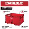 Milwaukee 48-22-8440 PACKOUT 18.6 in. Tool Storage Crate Bin with Carrying Handles and 50 lbs. Weight Capacity