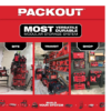 Milwaukee 48-22-8425 PACKOUT 22 in. Large Portable Tool Box Fits Modular Storage System