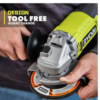 RYOBI PCL445B ONE+ 18V Cordless 4-1/2 in. Angle Grinder (Tool Only) RYOBI PCL445B ONE+ 18V Cordless 4-1/2 in. Angle Grinder (Tool Only)