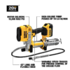 DEWALT DCGG571M1 20-Volt MAX Cordless 10,000 PSI Variable Speed Grease Gun, (1) 20-Volt 4.0Ah Battery & Charger