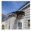 40"x40" Back Door Canopy Polycarbonate Window Door Awning Outdoor Patio Shelter (Brown)