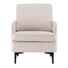 FCH Lounge Chair, Comfy Single Sofa Accent Chair for Bedroom Living Room Guestroom, Beige