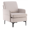 FCH Lounge Chair, Comfy Single Sofa Accent Chair for Bedroom Living Room Guestroom, Beige
