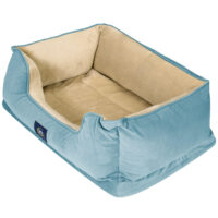 Serta Perfect Sleeper Orthopedic Cuddler Pet Bed, 34" x 24" ( Light Blue)